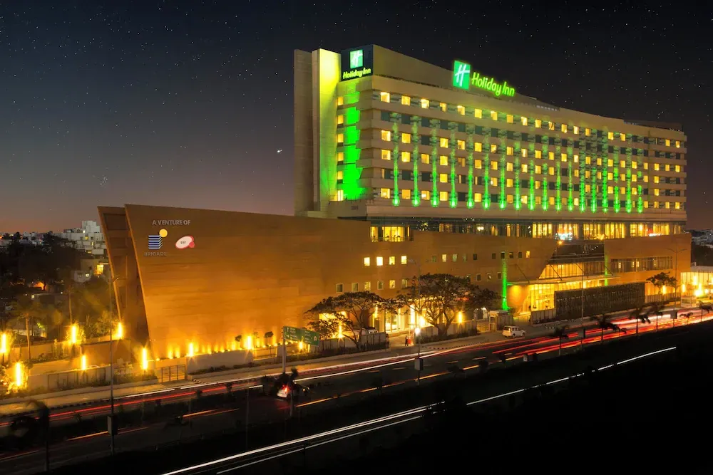 Holiday Inn Chennai OMR IT Expressway at night